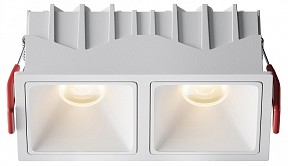 Встраиваемый светильник Maytoni Alfa LED белый арт. DL043-02-10W3K-SQ-W-1