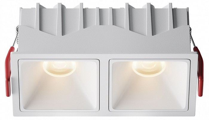 Встраиваемый светильник Maytoni Alfa LED белый арт. DL043-02-10W3K-SQ-W-1