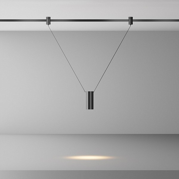 Подвесной светильник Maytoni Technical Focus Led черный арт. TR157-1-12W3K-B