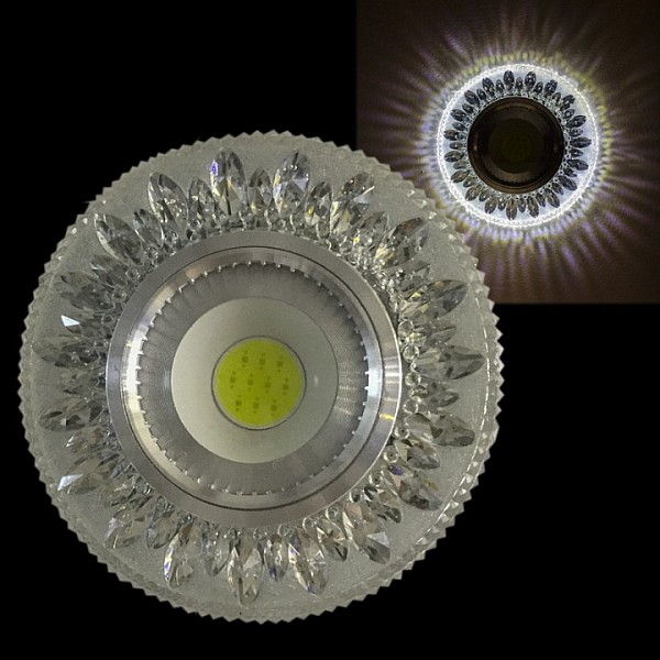 Встраиваемый светильник Reluce  хром арт. 42201-9.0-001PL MR16+LED3W CL