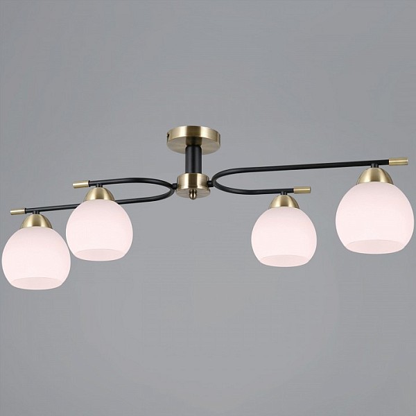 Потолочная люстра ILLUMICO LIBRA бронза арт. IL0638-4CSQ-24 AB BK LIBRA