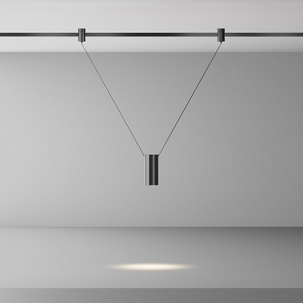 Подвесной светильник Maytoni Technical Focus Led черный арт. TR157-1-12W4K-B