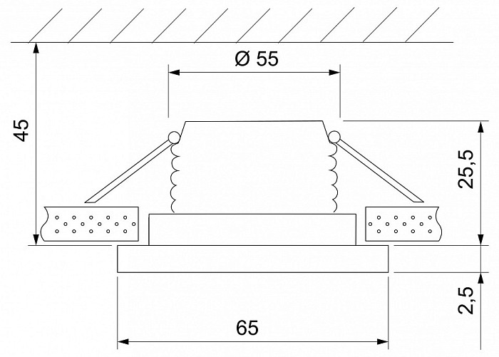 Встраиваемый светильник Elektrostandard 15272/LED белый арт. 15272/LED