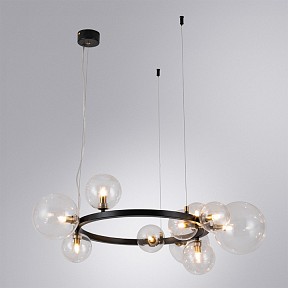 Подвесная люстра Arte Lamp Vincent черный арт. A7790SP-10BK