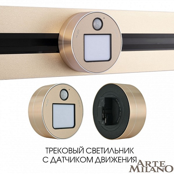 Накладной светильник Arte Milano Am-track-sockets золото арт. 380011TLS/LWS Gold