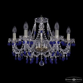 Подвесная люстра Bohemia Ivele Crystal 1410 золото арт. 1410/6/195 G V3001