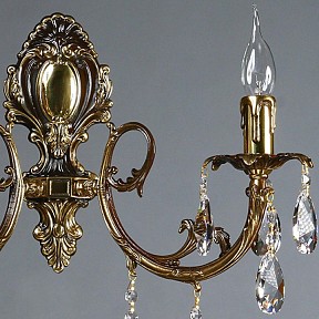 Бра Ambiente by Brizzi Alicante бронза арт. 8888/2 PB Tear Drop