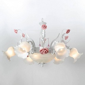 Подвесная люстра Lucia Tucci Fiori di rose яркие арт. Fiori di rose 105.6.2