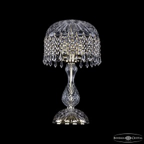Настольная лампа декоративная Bohemia Ivele Crystal 1478 золото арт. 14781L1/25 G Drops