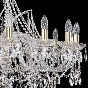 Подвесная люстра Bohemia Ivele Crystal 1411 золото арт. 1411/16/360/G
