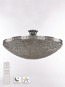 Потолочная люстра Bohemia Ivele Crystal 1932 никель арт. 19321/55IV/LED-DIM Ni