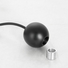 Подвесная люстра Lussole Bend черный арт. LSP-7069