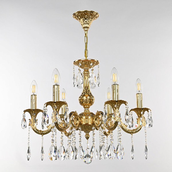 Подвесная люстра Bohemia Ivele Crystal AL7901 золото арт. AL79101/6/175 A G