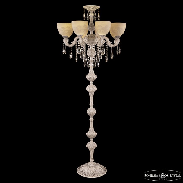 Торшер Bohemia Ivele Crystal AL7901 белый арт. AL79101T/8/175 B WMN P1 U Horse