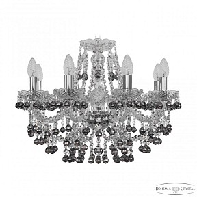 Подвесная люстра Bohemia Ivele Crystal 1409 никель арт. 1409/8/195 Ni K731