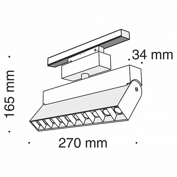 Светильник на штанге Maytoni Track lamps черный арт. TR015-2-20W3K-B