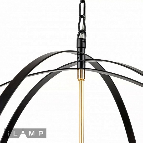 Подвесная люстра iLamp Element золото арт. 9977-800 GL+BK
