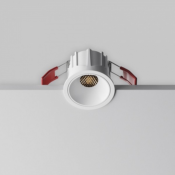 Встраиваемый светильник Maytoni Technical Alfa LED белый арт. DL043-01-10W3K-RD-W-1