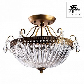 Светильник на штанге Arte Lamp Schelenberg латунь арт. A4410PL-3SR