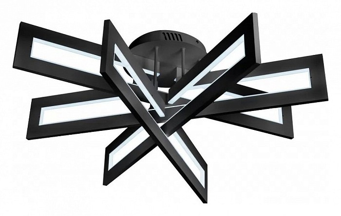 Потолочная люстра iLedex Stalker черный арт. 9082-R800-X 128W BK