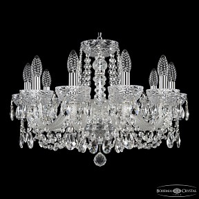 Подвесная люстра Bohemia Ivele Crystal 5402 никель арт. 5402/10/195 Ni Clear/M-1F