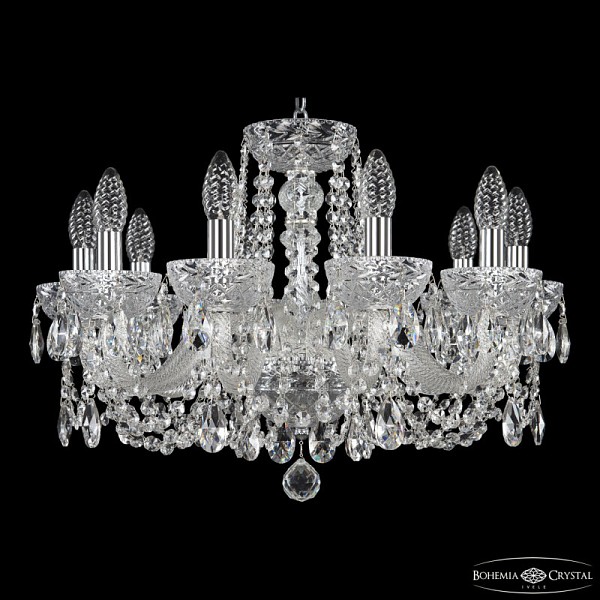 Подвесная люстра Bohemia Ivele Crystal 5402 никель арт. 5402/10/195 Ni Clear/M-1F