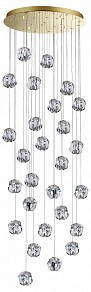 Подвесная люстра Odeon Light Jemstone желтый арт. 5085/120L