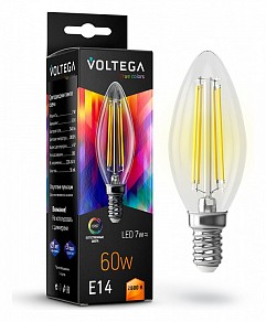 Лампа светодиодная Voltega Cangle E14 7W High CRI  арт. 7152