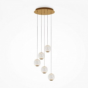Подвесная люстра Maytoni Sapphire желтый арт. MOD293PL-L30BS3K