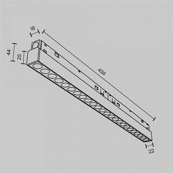 Встраиваемый светильник Maytoni Technical Points белый арт. TR031-4-24WTW-DD2-W