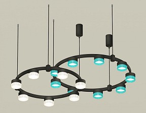 Подвесная люстра Ambrella Light XR черный арт. XR92091300