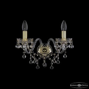 Бра Bohemia Ivele Crystal 1409 золото арт. 1409B/2/160 G