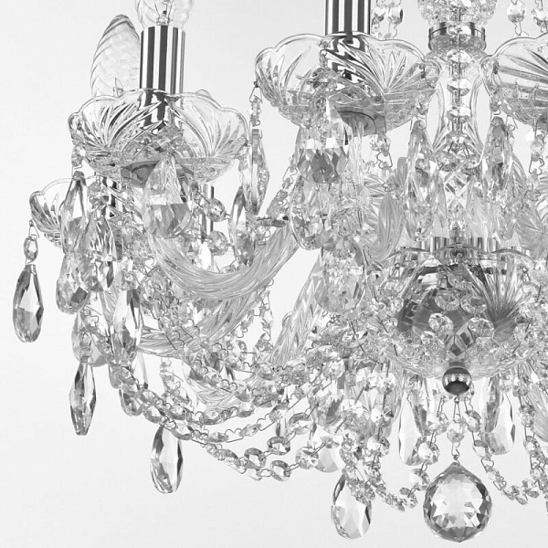 Подвесная люстра Bohemia Ivele Crystal 101 никель арт. 101/10/165 Ni