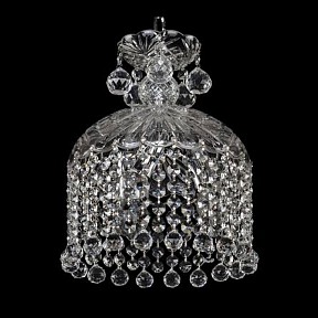Подвесной светильник Bohemia Ivele Crystal 1478 металл арт. 14781/22 Ni Balls