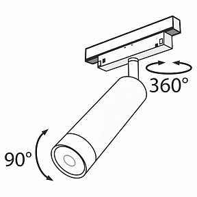 Светильник на штанге Maytoni Track lamps черный арт. TR019-2-7W4K-B