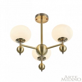 Люстра на штанге Arte Milano Neapolis-70307 золото арт. 270307/3 GD