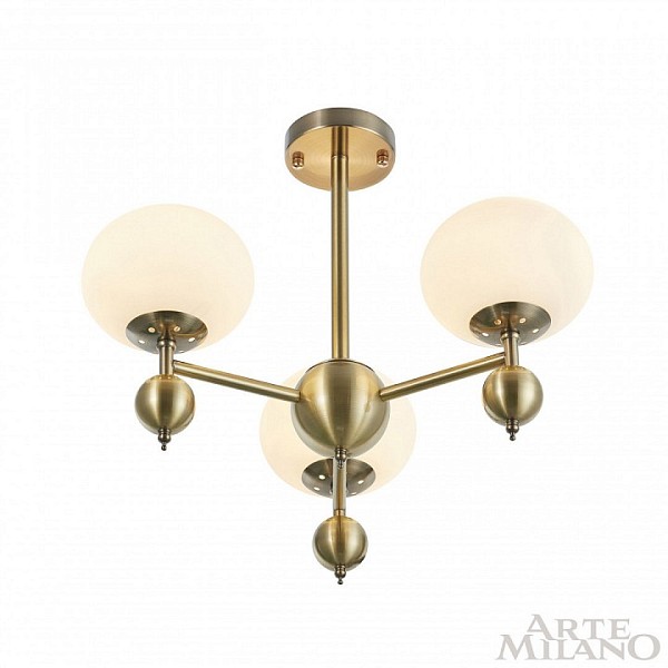 Люстра на штанге Arte Milano Neapolis-70307 золото арт. 270307/3 GD