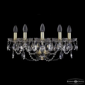 Бра Bohemia Ivele Crystal 1402 золото арт. 1402B/5/195/XL G