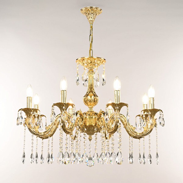 Подвесная люстра Bohemia Ivele Crystal AL7901 золото арт. AL79101/8/250 A G