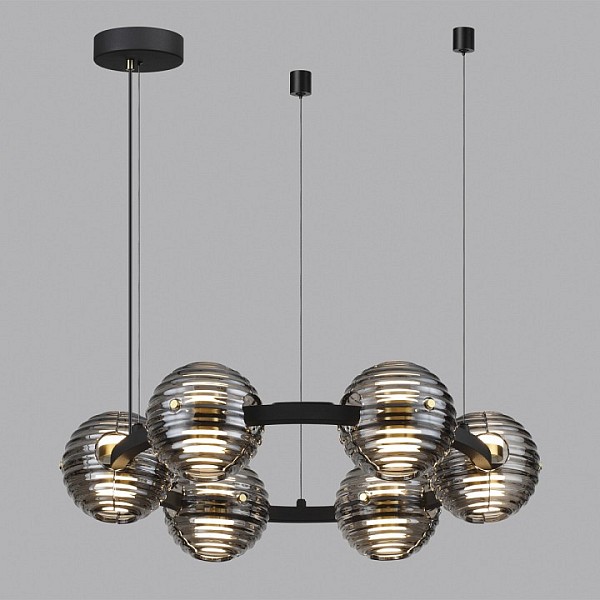 Подвесная люстра Odeon Light Troni черный арт. 5041/60L