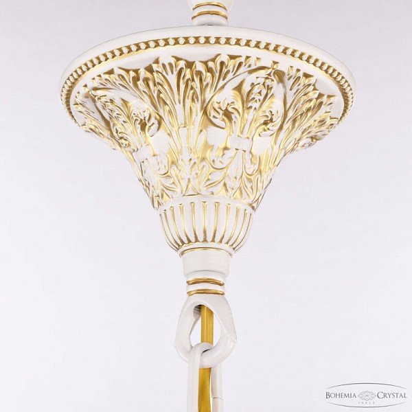 Подвесная люстра Bohemia Ivele Crystal AL7801 белый арт. AL78101P/8/250 A WMG P Amber/M-1F