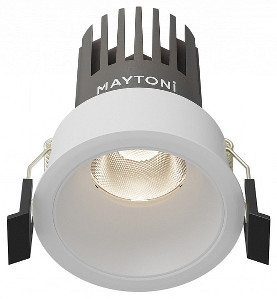 Встраиваемый светильник Maytoni Technical Омут белый арт. DL123-10W-4K-W