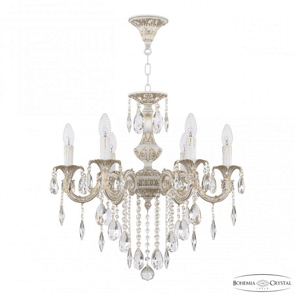 Подвесная люстра Bohemia Ivele Crystal AL7901 белый арт. AL79101/6/175 B WMG
