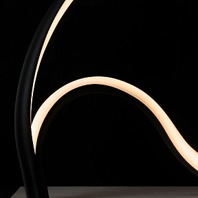 Настольная лампа декоративная Arte Lamp Hyperbola черный арт. A1987LT-12BK