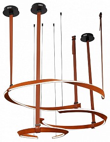 Подвесной светильник Kink Light Маджена коричневый арт. 07656-3A,04(3000K)