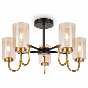 Люстра на штанге Freya Jewel бронза арт. FR5321CL-05BZ