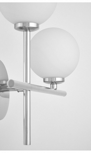 Бра LUMINA DECO Marsiada хром арт. LDW 6033N-2 RT CHR