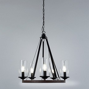 Подвесная люстра Arte Lamp Dalim черный арт. A7014SP-5BK