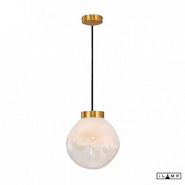 Подвесной светильник iLamp Pear золото арт. 8648P/L GL-WH