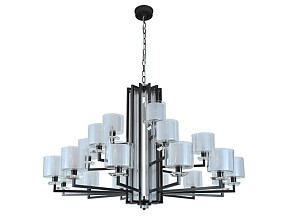 Подвесная люстра Newport 4400 золото арт. 4412+6+3/C black+gold